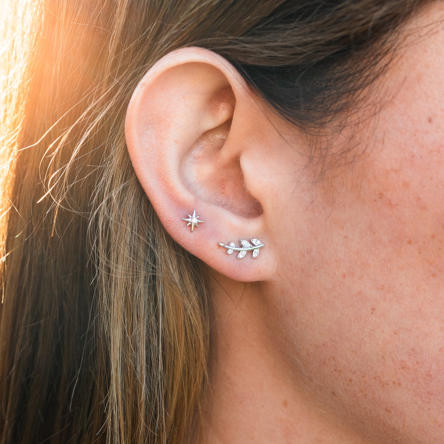 Aros pegados estrella fugaz mini