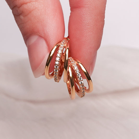 Aros semi argolla Nova Gold