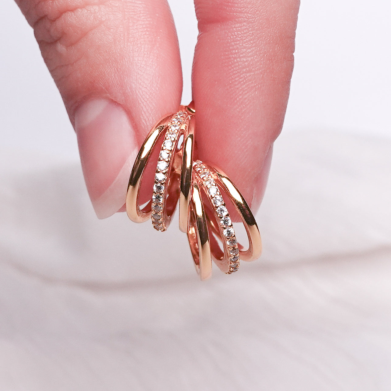 Aros semi argolla Nova Gold