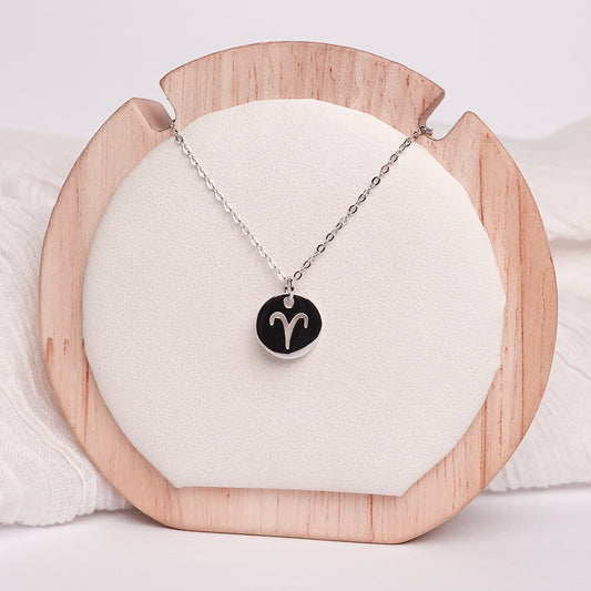 Collar Zodiac Silver Aries