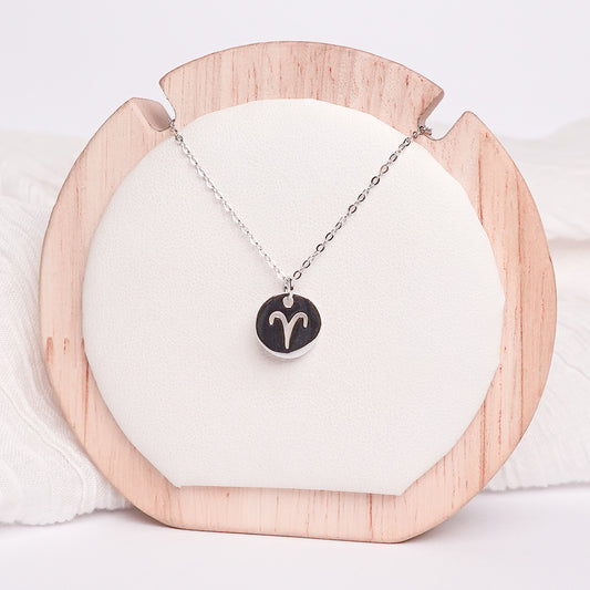 Collar Zodiac Silver Aries