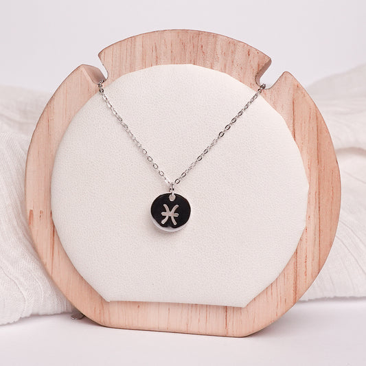 Collar Zodiac Silver Piscis