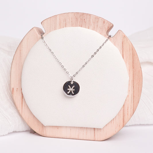 Collar Zodiac Silver Piscis