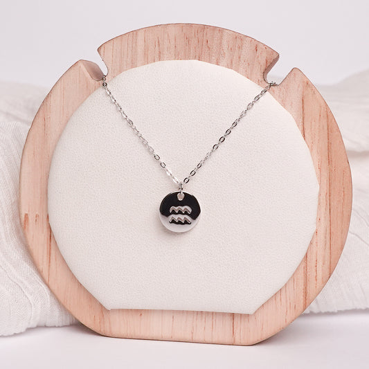 Collar Zodiac Silver Acuario