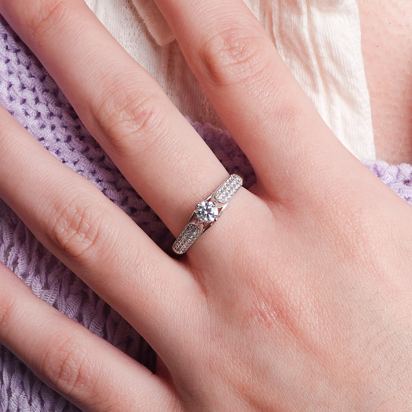 Anillo ajustable Cristal Aurora