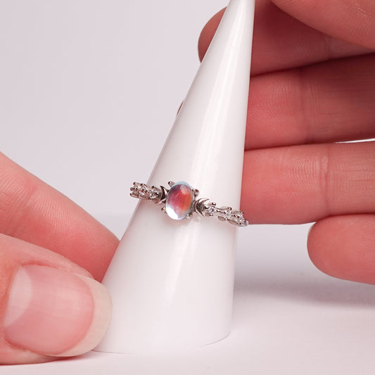 Anillo ajustable Opal Moon