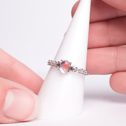 Anillo ajustable Opal Moon