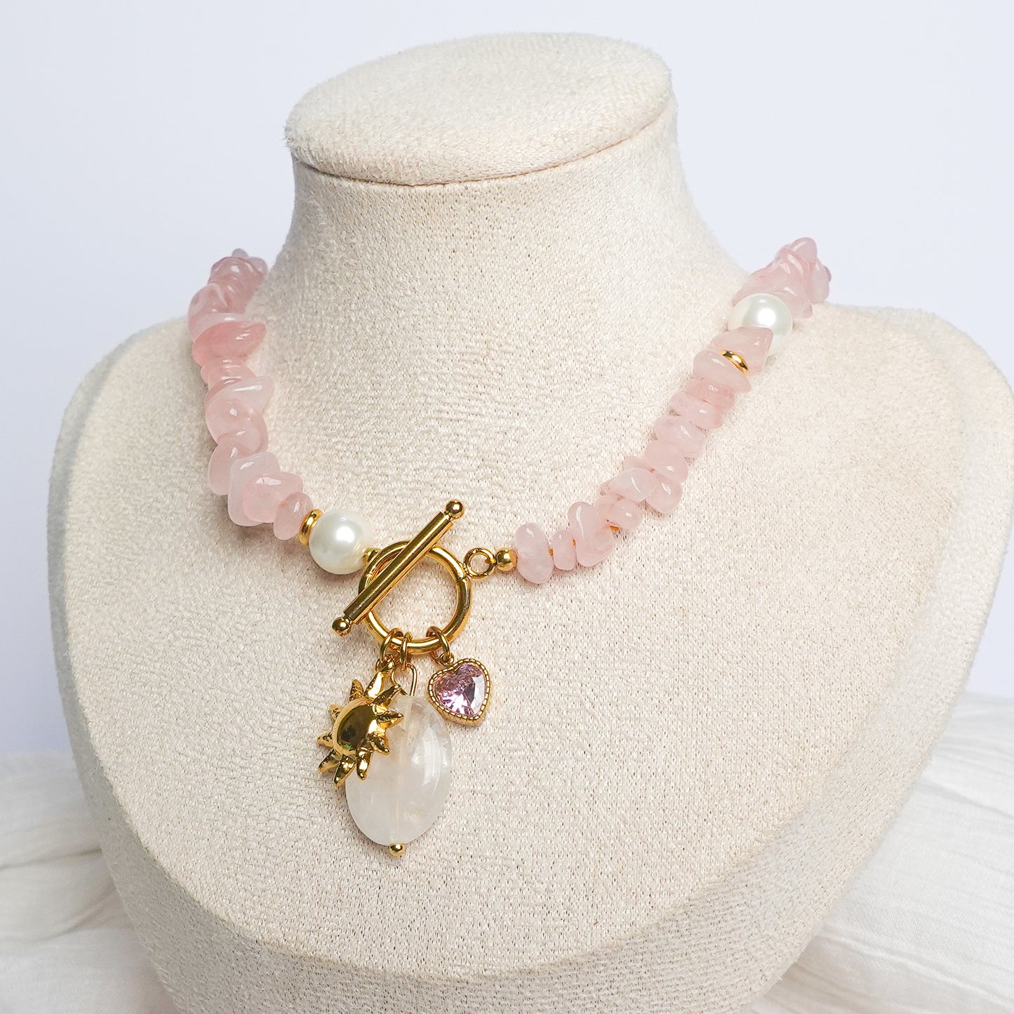 Collar timón Aurora Rosa