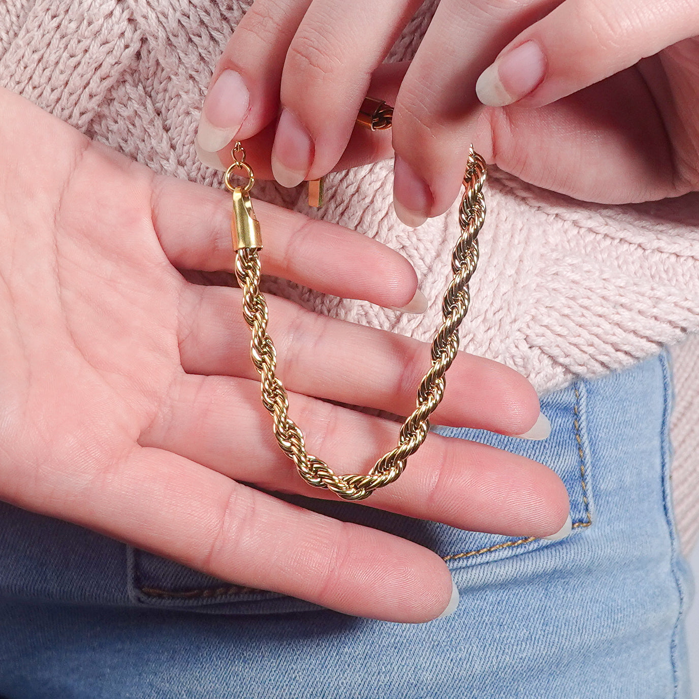 Pulsera Destello Trenzado