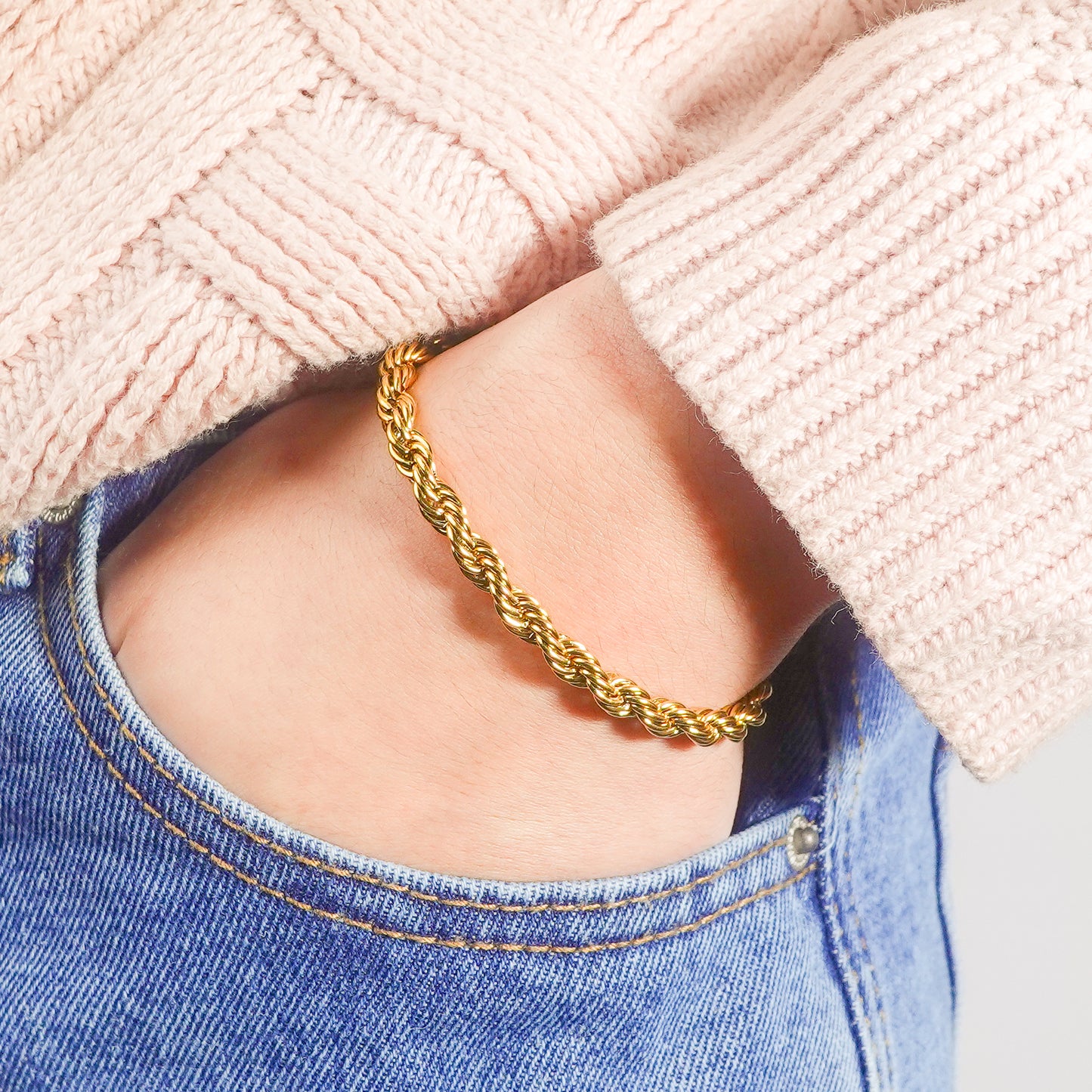 Pulsera Destello Trenzado