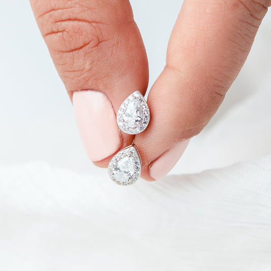 Aros pegados gota circones