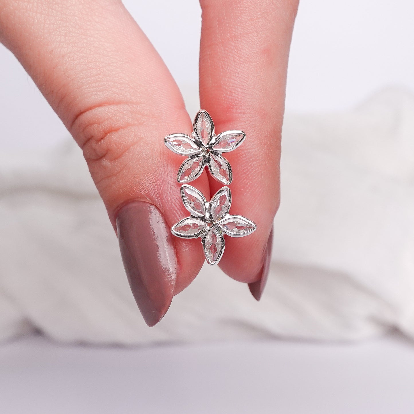 Aros pegados Gardenia