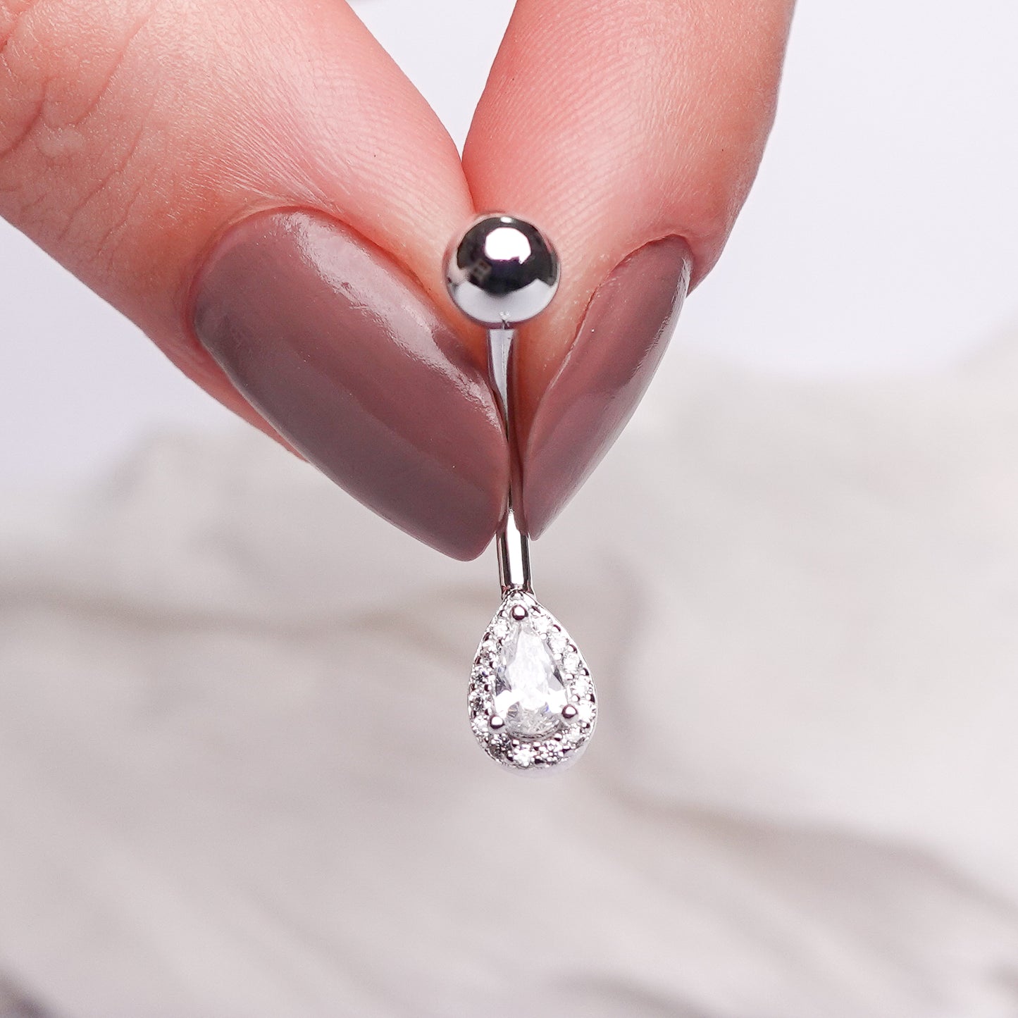 Aro piercing ombligo Gota