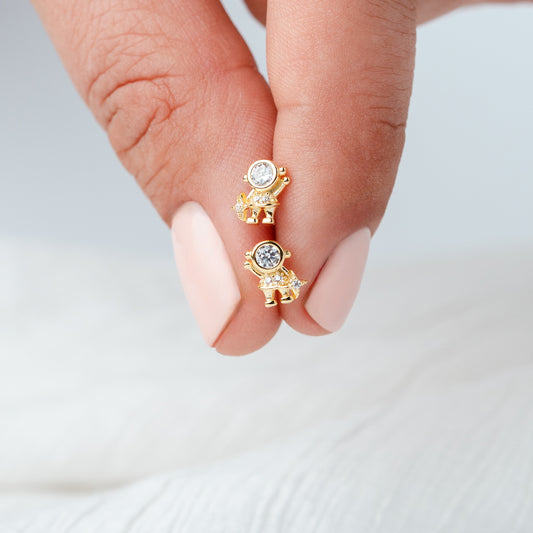 Aros pegados astronauta