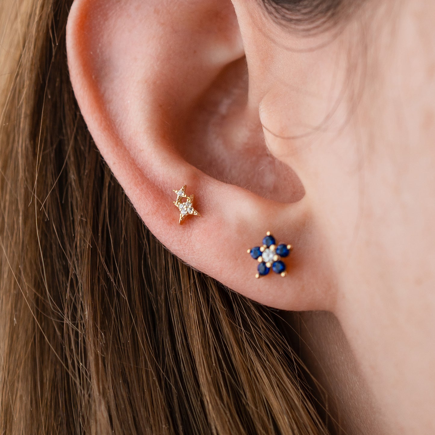 Aros pegados estrella fugaz mini