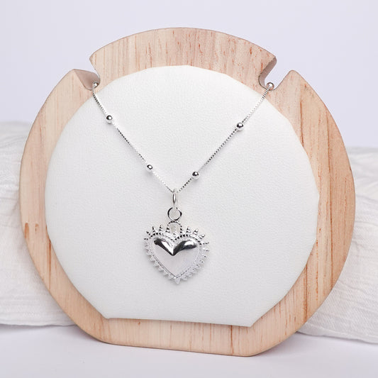 Collar Corazón Vintage