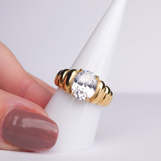 Anillo Margot bañado en oro