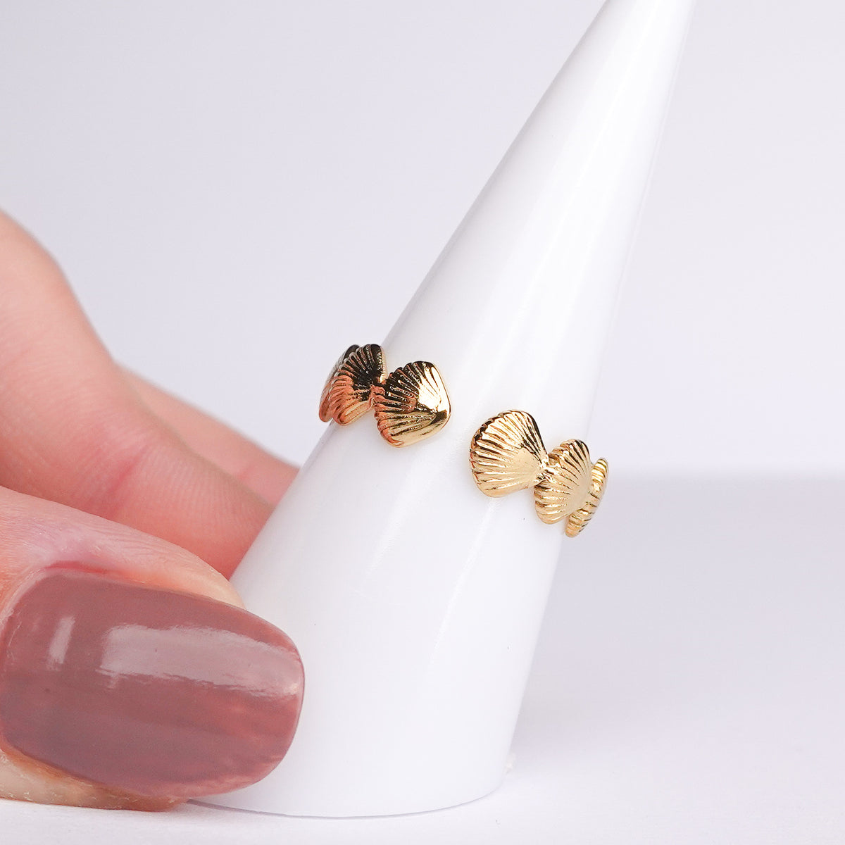 Anillo ajustable Merina bañado en oro