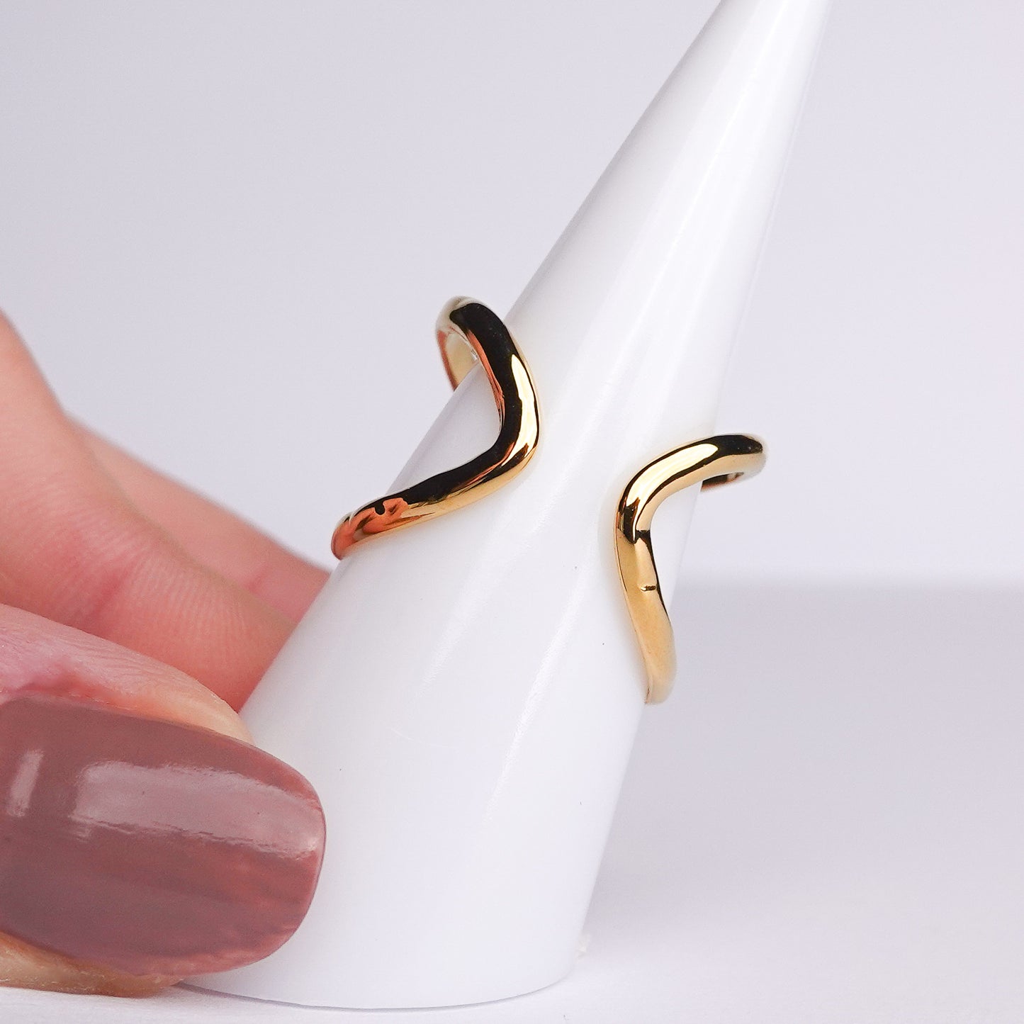Anillo ajustable Altea bañado en oro