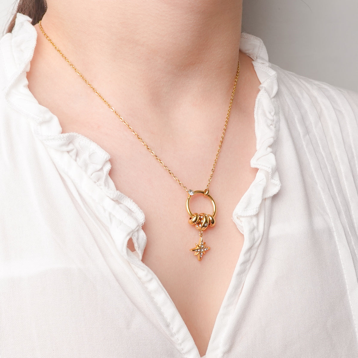 Collar Estela bañado en oro