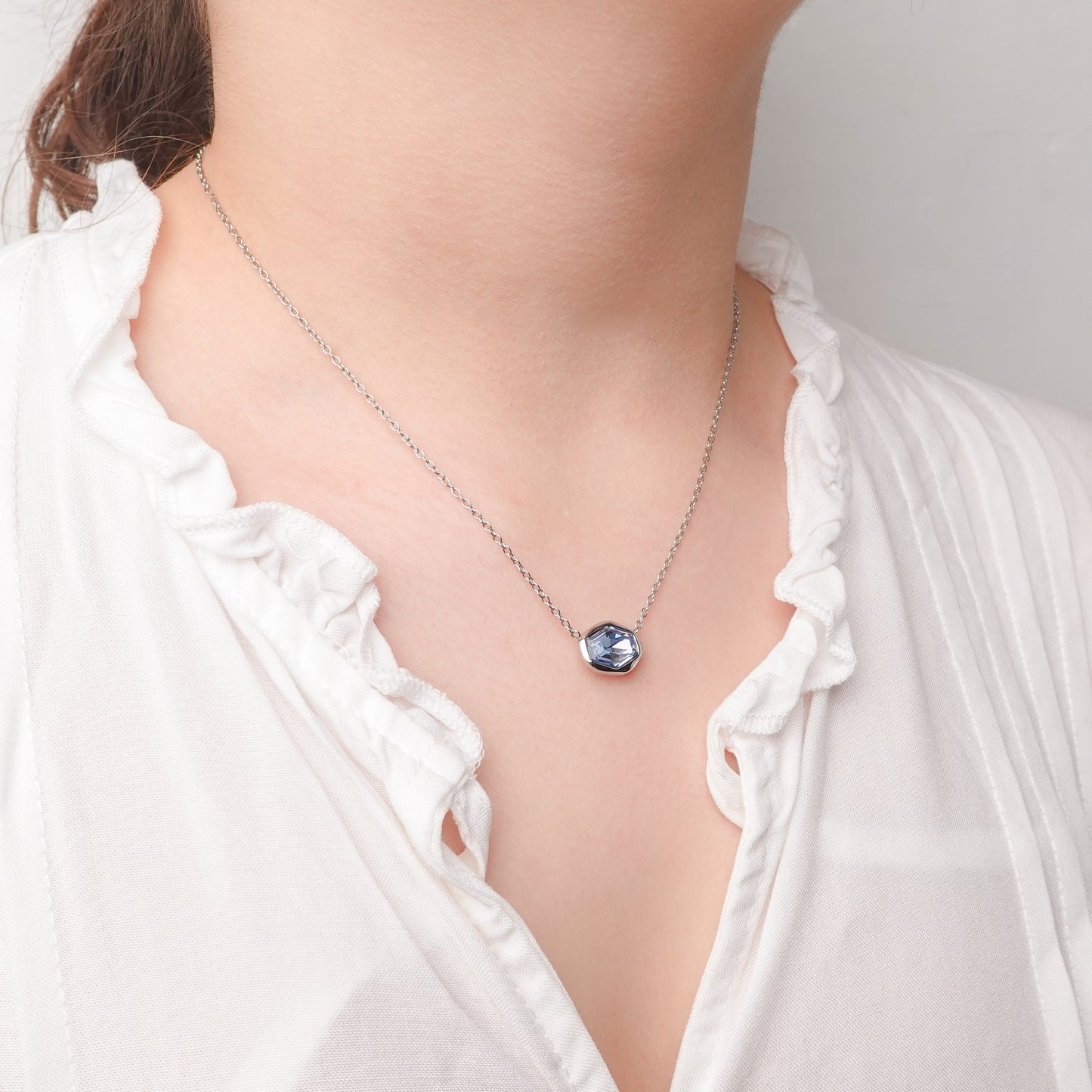 Collar Geo Shine Blue