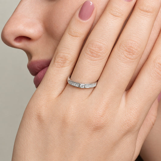 Anillo ajustable Prisma Luz