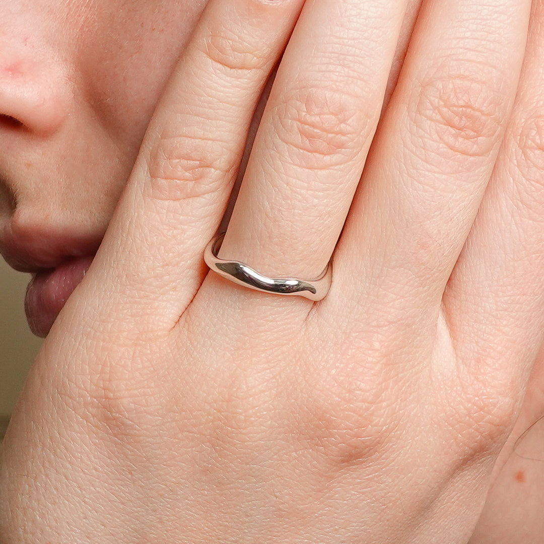 Anillo ajustable Liso Wave