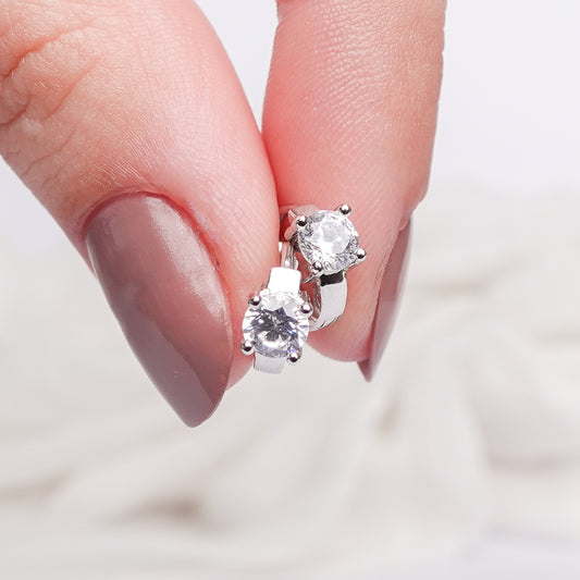 Aros argolla huggie Lumi petit