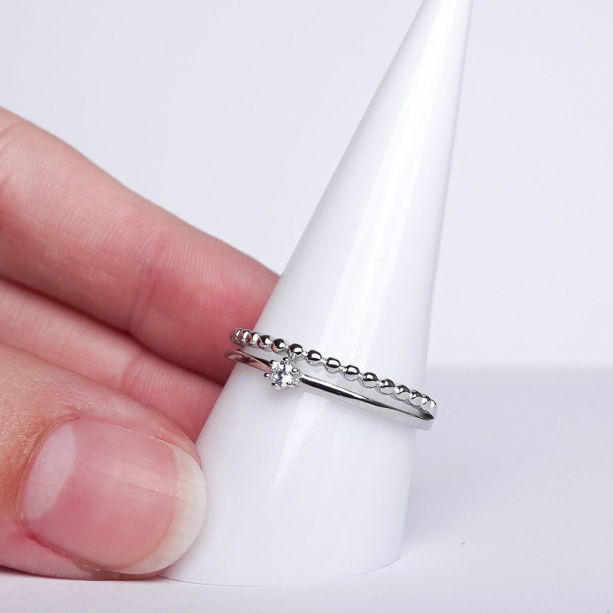 Anillo Doble Línea