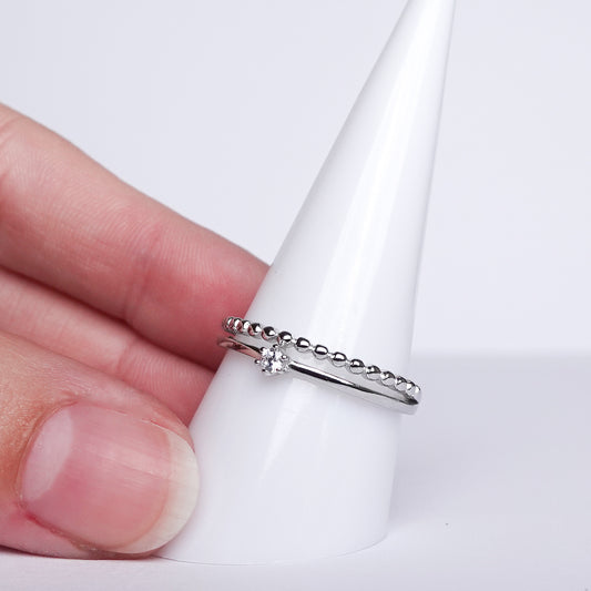 Anillo Doble Línea