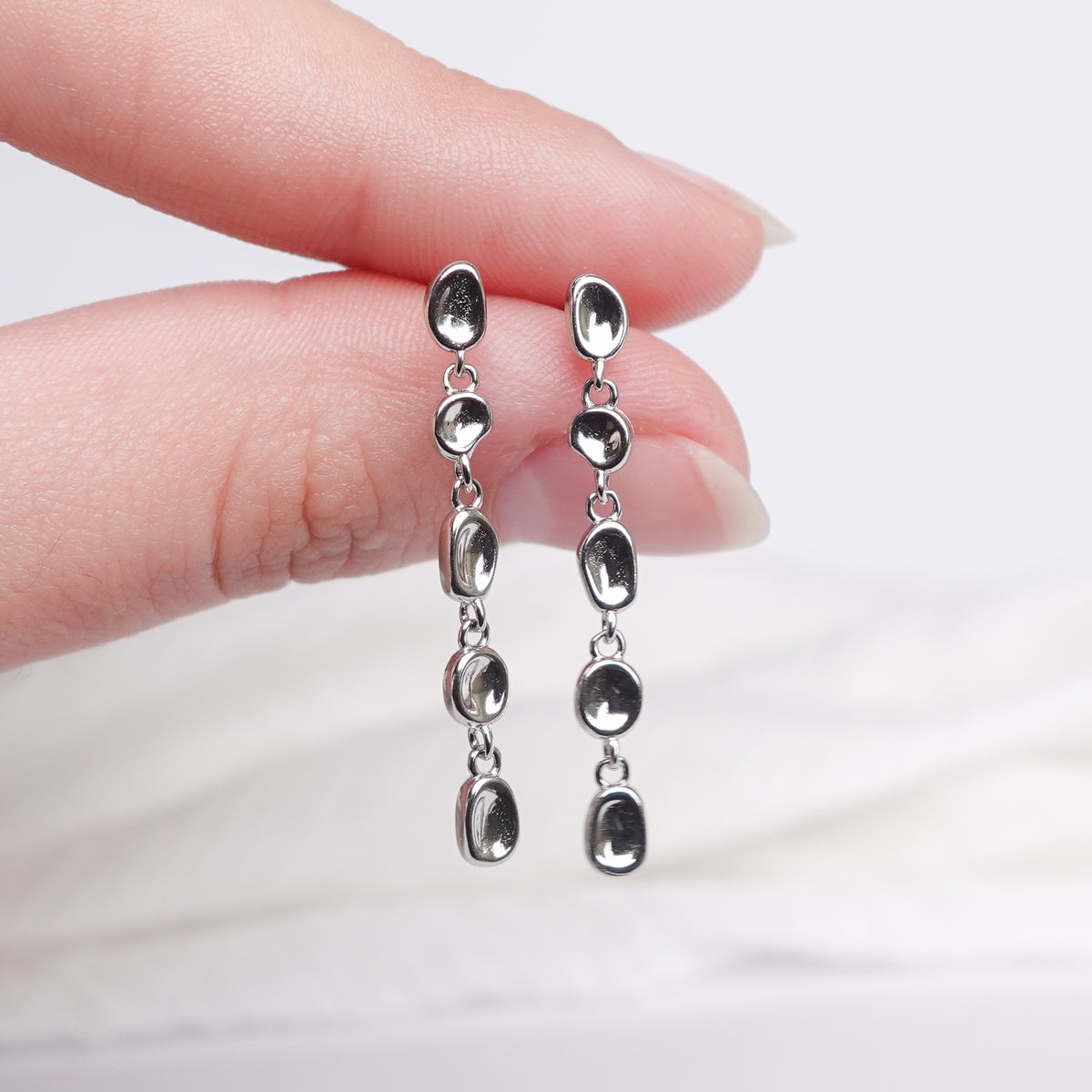 Aros colgante Gotas orgánicas