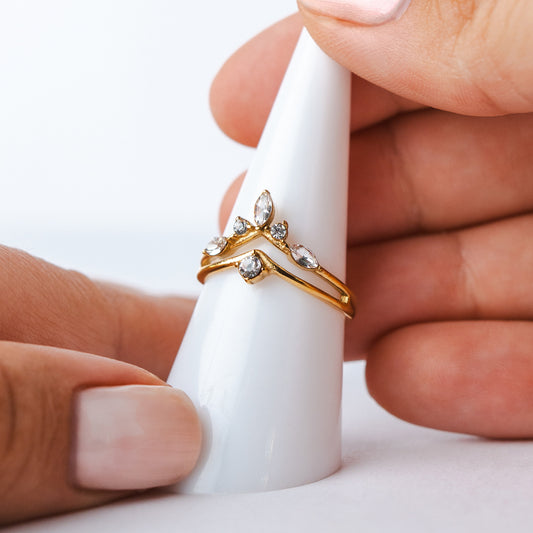 Anillo ajustable Brillo Marquise