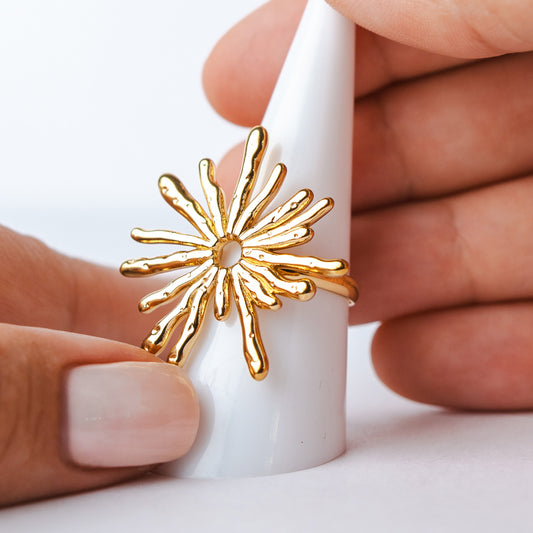 Anillo ajustable Rayo de sol
