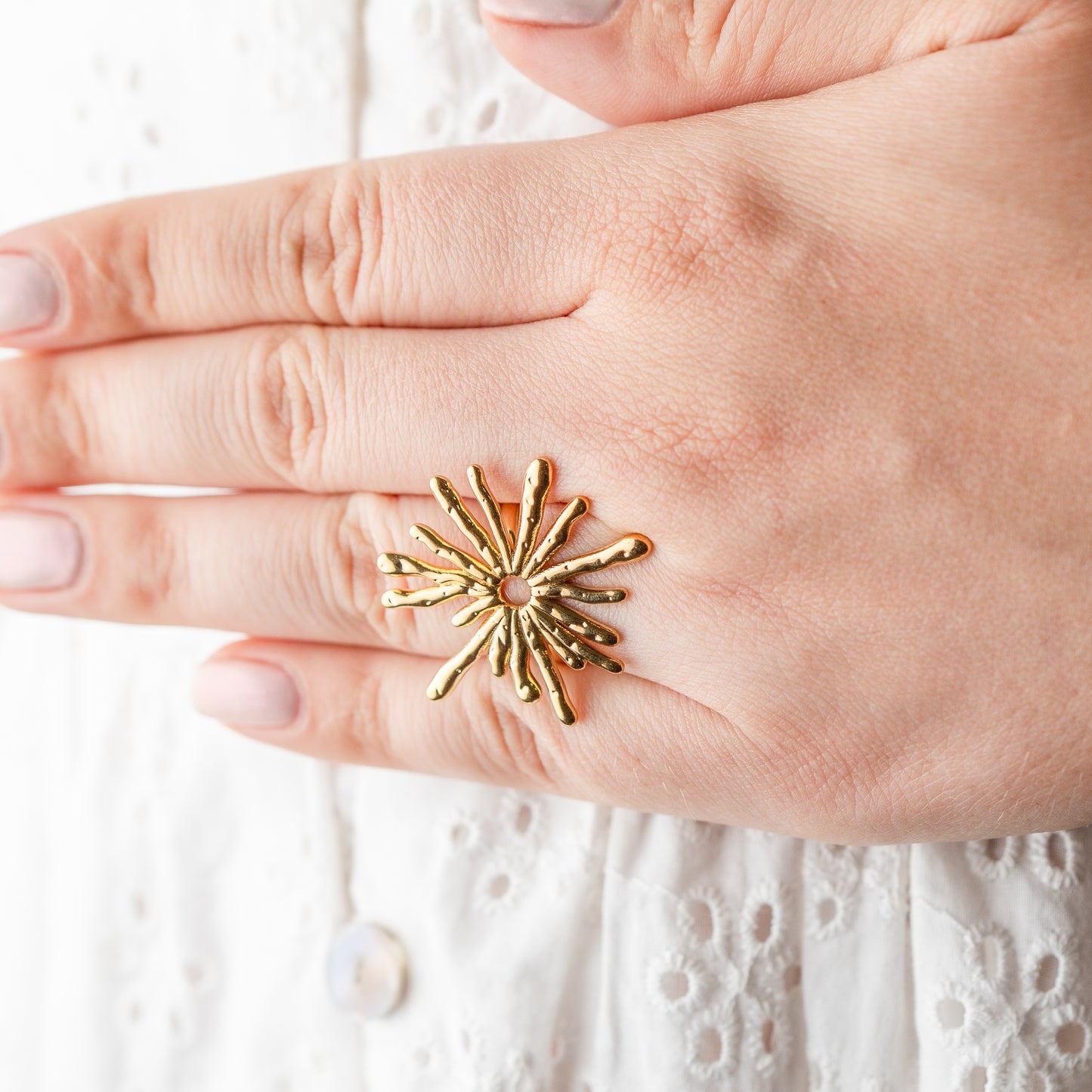 Anillo ajustable Rayo de sol