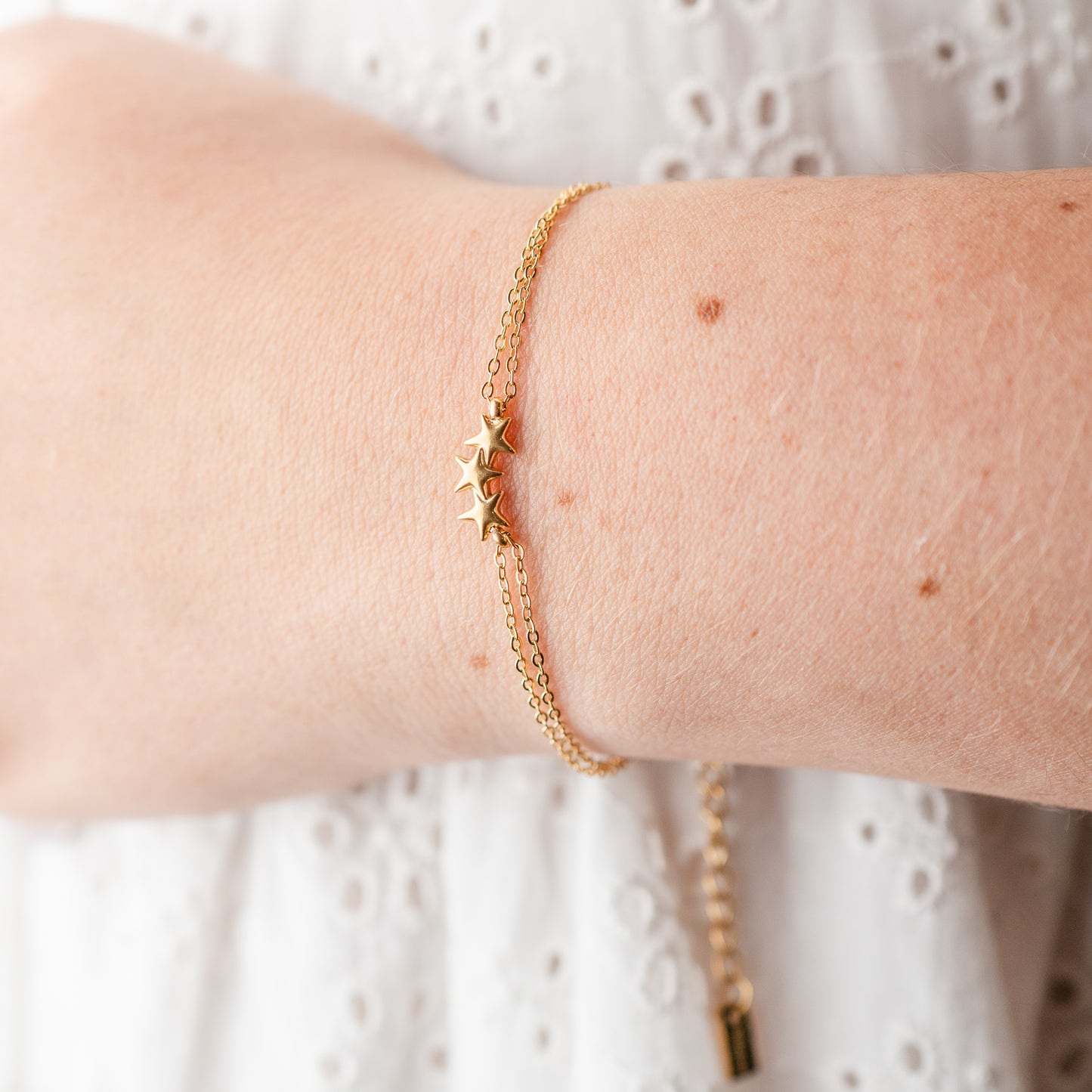 Pulsera doble estrella