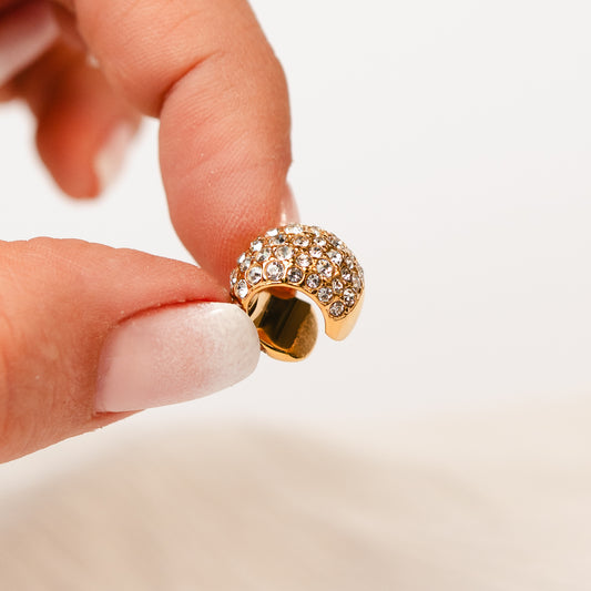 Aro ear cuff golden shine