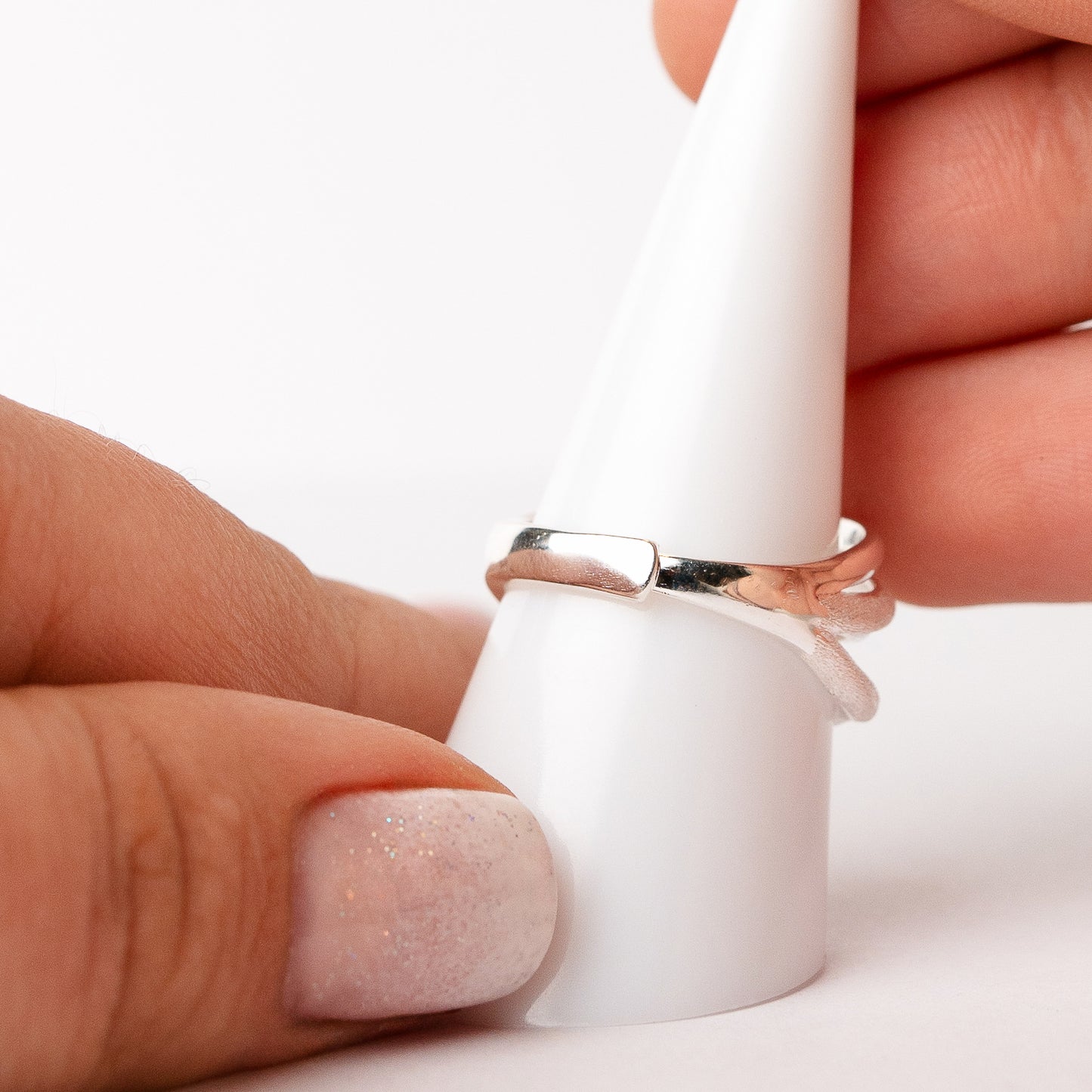 Anillo ajustable trenza