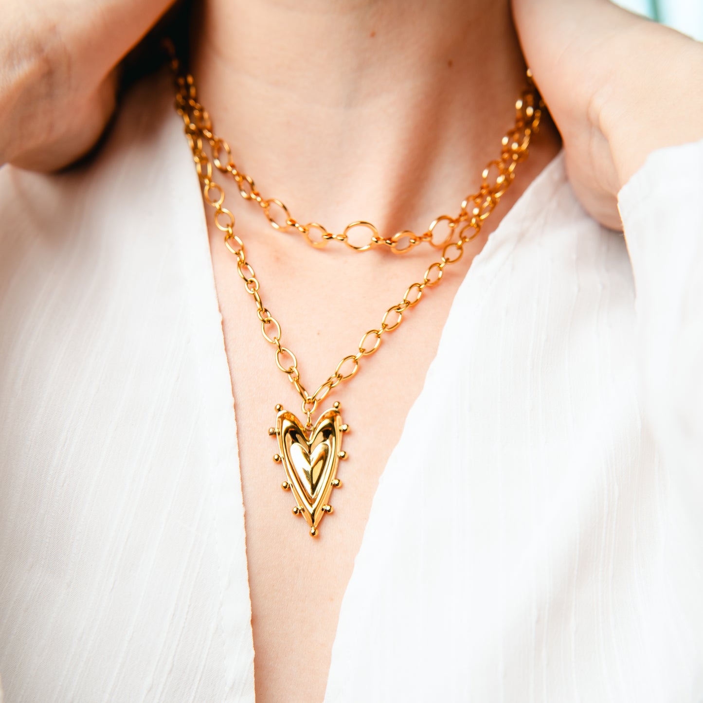 Collar Love gold