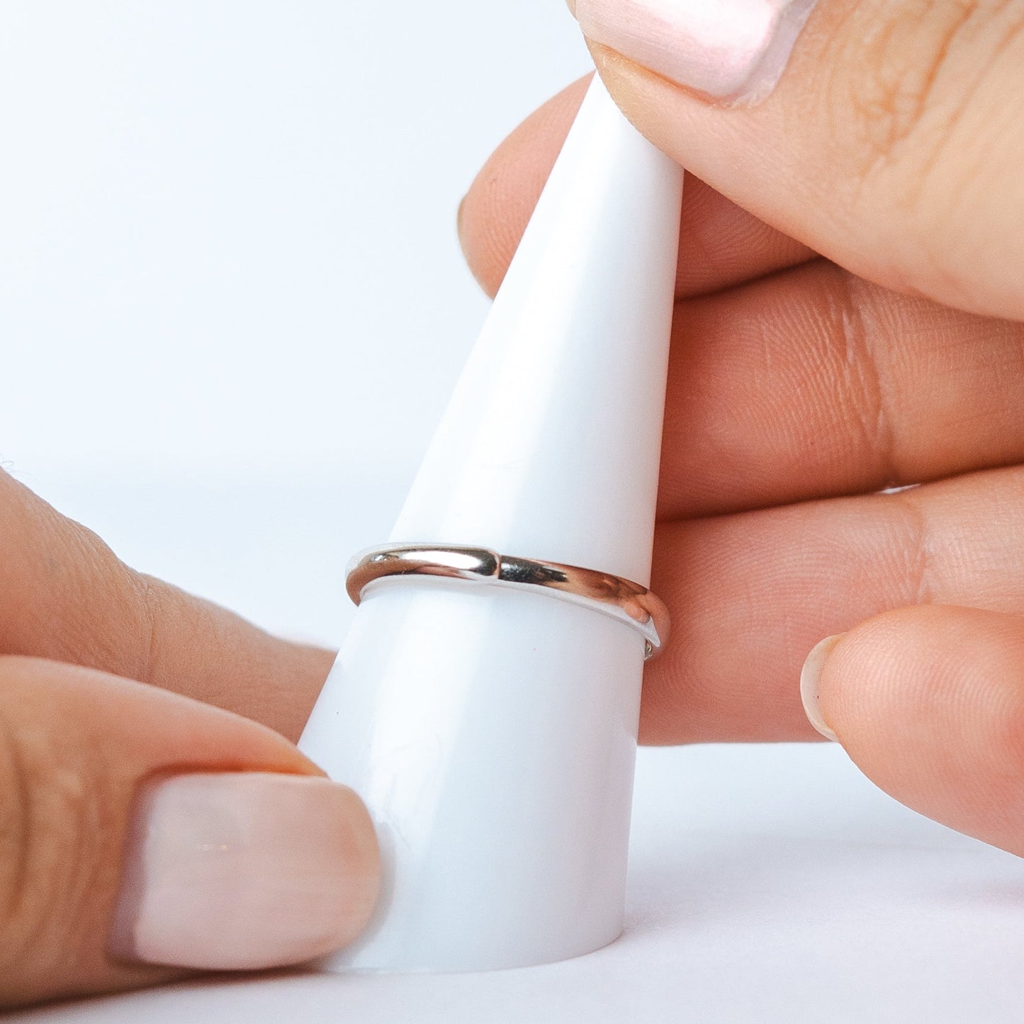 Anillo ajustable circón amarillo minimal