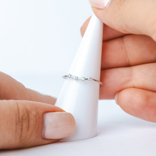 Anillo ajustable Zodiac constelación Acuario