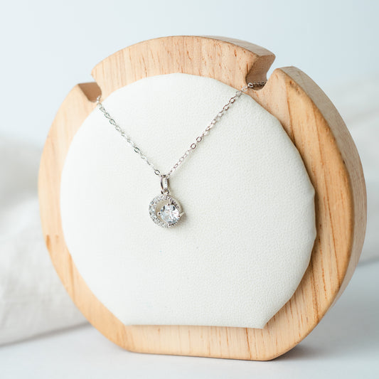 Collar Luna y circones