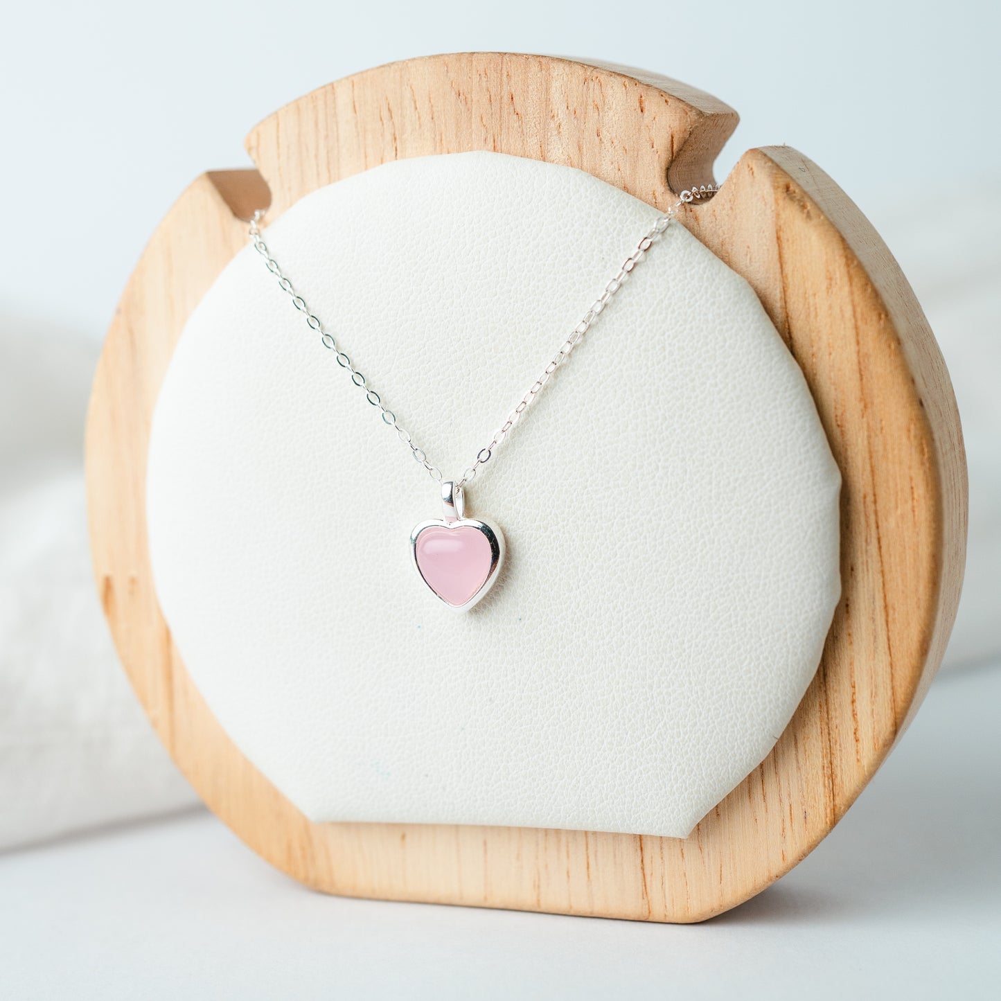 Collar My Love corazón rosado