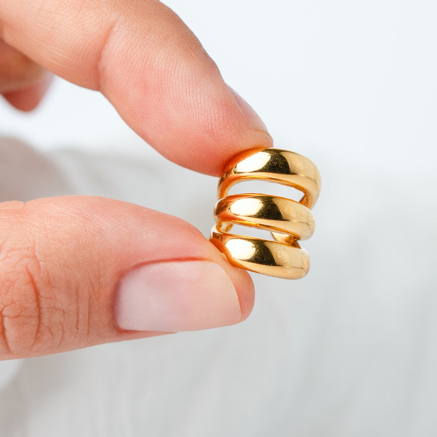 Aro Ear Cuff Triple Gold