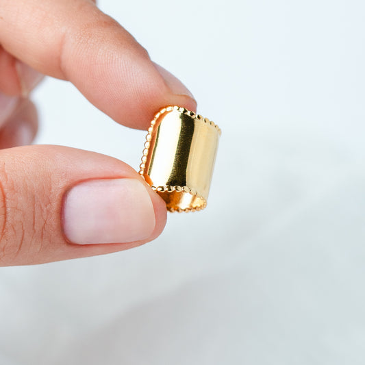 Aro Ear Cuff Borde Perlado