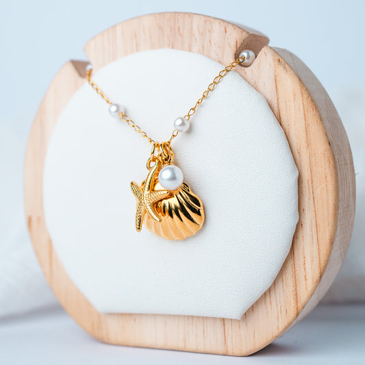 Collar marino Concha & Estrella Perla