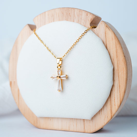 Collar Cruz Baguette