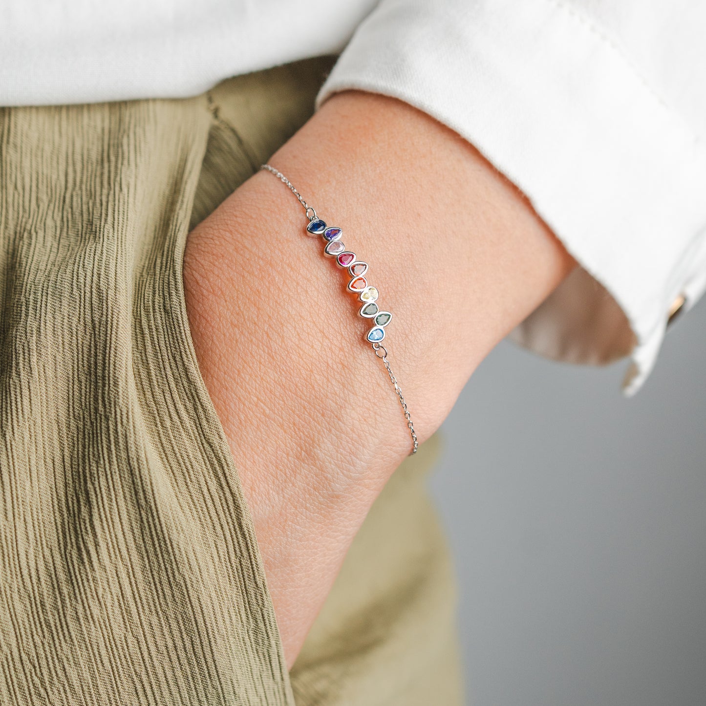 Pulsera circones multicolor