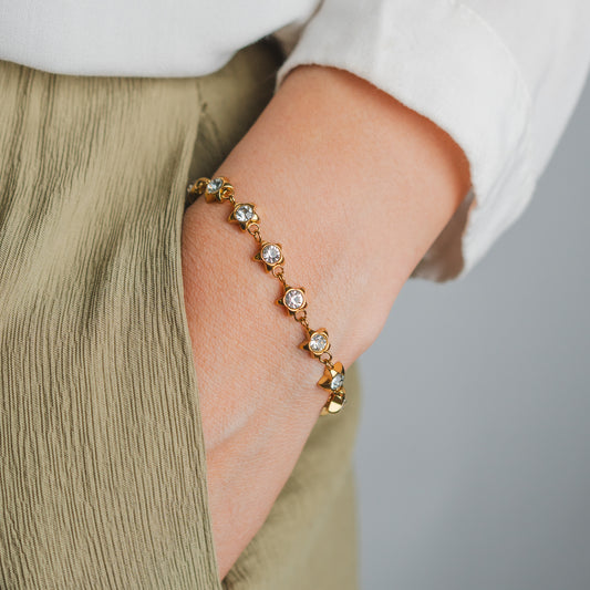Pulsera Estrellas y circones