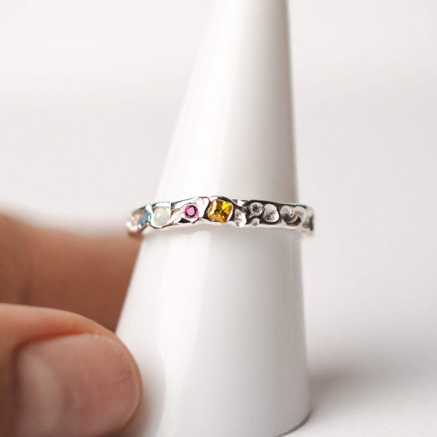 Anillo ajustable multicolor