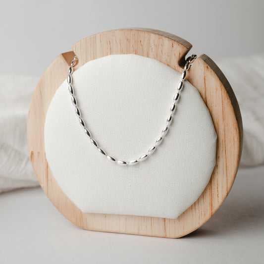 Collar largo mostacillas